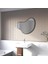 Organik Formlu Duvar Aynası – Modern Siyah Mdf Çerçeveli, Salon ve Banyo Dekor Aynası (AYP197) 5