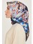 Çiçek Twill Ipek Eşarp 9234D02 (T) - 34 3