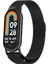 Xiaomi Mi Band 10 / Mi Band 9 / Mi Band 8 Uyumlu Mıknatıslı Paslanmaz Metal Hasır Milano Kordon Kayış 2