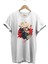 Unisex Streetwear Anime Manga Baskılı Şık Tasarımlı %100 Pamuk Bisiklet Yaka T-Shirt 1