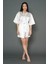 Saten Gold Bride Nakışlı Gelin Sabahlığı FM000001 5