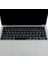Macbook Pro Klavye Koruyucu (Türkçe Q) Touchbar'lı A1706 A1989 A2159 A1707 A1990 ile Uyumlu Siyah 3