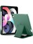 iPad Tablet Ile Uyumlu Kılıf Lüks Kadife Iç Kaplamalı Suni Deri Mıknatıslı Standlı Tablet Arka Kapak (Yeşil, iPad Air 10.9 Inç/ipad 10.nesil 10.9) 2