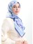 Etnik Desen Soft Eşarp 90200-01 Indigo 2