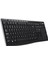 K270 Kablosuz Klavye, Tuş Takımı, Sıvı Dökülmesine Dayanıklı, 10 M Kullanım Mesafesi, Türkçe Q Klavye, Siyah 1