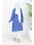 Asimetrik Prenses Tunik 4101-05 Indigo 5