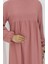 Belden Büzgülü Elbise 4102-06 Pembe 4