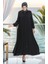 Fermuarlı Mevlana Ferace 4106-04 Siyah 1