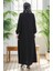 Fermuarlı Mevlana Ferace 4106-04 Siyah 4