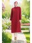 Yandan Yırtmaçlı Uzun Tunik 4104-06 Bordo 3