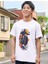 Motor Baskılı Tişört Yetişkin/çocuk Beyaz T-Shirt 2