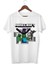 Mınecraft Çocuk Yetişkin Beyaz T-Shirt Unisex Çocuk Tişört 1