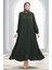 Fermuarlı Mevlana Ferace 4106-02 Zümrüt Yeşili 1