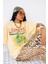 Vintage Limonata Baskılı Unisex Sarı Tişört %100 Pamuk Oversize Kesim 2