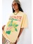 Vintage Limonata Baskılı Unisex Sarı Tişört %100 Pamuk Oversize Kesim 3