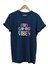 Only Good Vibes Baskılı Papatya Desenli Renkli %100 Pamuk Regular Fit Bisiklet Yaka T-Shirt 1