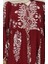 Viskon Kumaş Yarım Düğmeli Elbise 0106-01 Bordo 4