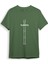 Bozkurt Göktürk Alfabesi Türkiye Sembolleri Yazısı ve Ay Yıldız ve Hilal Baskılı Regular Fit T-Shirt 1