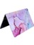 Macbook Air M1 Kılıf 13 Inç MARBLE15NL (Touchıd'li M1 Air) A2337 A2179 A1932 ile Uyumlu Açık Pembe 2
