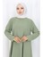 Asimetrik Prenses Tunik 4101-06 Haki 4