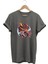 Streetwear Savaşçı Japon Kaplan Baskılı Şık Tasarımlı %100 Pamuk Bisiklet Yaka T-Shirt 1