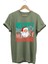 Unisex Yeni Yıl Yılbaşı Noel Baba Merry Christmas Baskılı Şirin Hediye Pamuklu Regular Fit T-Shirt 1