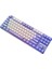 Ajazz AK870 Mc Kablolu Mekanik Oyun Klavyesi Mor Klavye Brown Switch 2