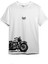 Chopper Motorsiklet Yan Detay Baskılı %100 Pamuk T-Shirt 1