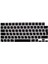 Rusça Klavye Macbook Air-Pro Koruyucu (Touchbarsız) A2681 A3113, A2941 A3114, A2442 A2779 A2992 A2918, A2485 A2780 A2991 ile Uyumlu Siyah 1