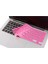 Macbook Klavye Koruyucu Air Pro (Uk-Eu Ingilizce) (Eski Usb'li Model 2008/2017) ile Uyumlu Açık Pembe 1