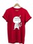 Eğlenceli Komik Orta Parmak Tasarım Baskılı %100 Pamuk Regular Fit T-Shirt 1