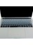 Macbook Pro Klavye Koruyucu (Türkçe Q) 13INÇ A1706 A1989 A2159-15INÇ A1707 A1990 ile Uyumlu Ombre Siyah Gri 3