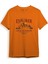 Mountain Explorer Dağcı Gezgin-Araştırmacı Regular Fit %100 Pamuk Bisiklet Yaka T-Shirt 1