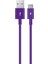 Type-C 120CM Şarj Kablosu - Mor (2DK12MR) 1