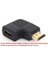 2148 HDMI L Dirsek 90 Derece Çevirici Dönüştürücü Uzatma Adaptörü 2