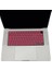 Macbook Kılıf Klavye Koruyucu M1-M2-M3 (Türkçe Q) Touchıd'li A2681 A3113 A2941 A3114 A2442 A2779 A2992 A2918 A2485 A2780 A2991 ile Uyumlu Açık Pembe 2