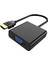 CHB020 HDMI To VGA Dişi Çevirici Adaptör Siyah 1
