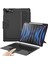 iPad Air 13" (M3 2025/M2 2024), iPad Pro 12.9" (6./5./4. /3. Nesil) Sağlam Kılıf Çıkarılabilir Klavye, Sihirli Izleme Dörtgeni, Portre/manzara Standı, Siyah 1