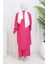 Taşlı Tunik Pantolon Ikili Takım 2090-01 Fuşya 5