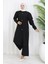 Taşlı Tunik Pantolon Ikili Takım 2090-05 Siyah 2