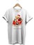 Christmas Baskılı Sevimli Ayıcık Yılbaşı Noel %100 Pamuk Regular Fit Bisiklet Yaka T-Shirt 1
