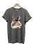 Avcılık Av Desenli Av Köpeği ve Av Kuşu Baskılı %100 Pamuk Premium Regular Fit T-Shirt 1