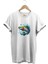 Fishing Avcılık Alabalık Balıkçılığı Baskılı %100 Pamuk Regular Fit Bisiklet Yaka T-Shirt 1