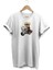 Motorcu Ayı Baskılı T-Shirt 1