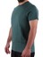 2300 Yeşil Günlük Pamuklu Basıc Bisiklet Yaka Erkek Tişört 3
