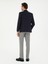 Erkek Gri Slim Fit Yün Klasik Pantolon 50305818-VR024 4
