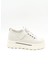 Ithal Dolgu Taban Sneakers Kadın Spor Ayakkabı GJ363 Bej 1