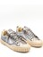 Paraşüt Kumaş Taşlı Bağcıklı Sneaker Kadın Spor Ayakkabı KB2304 Platin 2