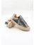 Paraşüt Kumaş Taşlı Bağcıklı Sneaker Kadın Spor Ayakkabı KB2304 Platin 3