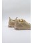 Taş Detaylı Triko Ithal Kadın Sneakers Spor Ayakkabı KB0001 Bej 4